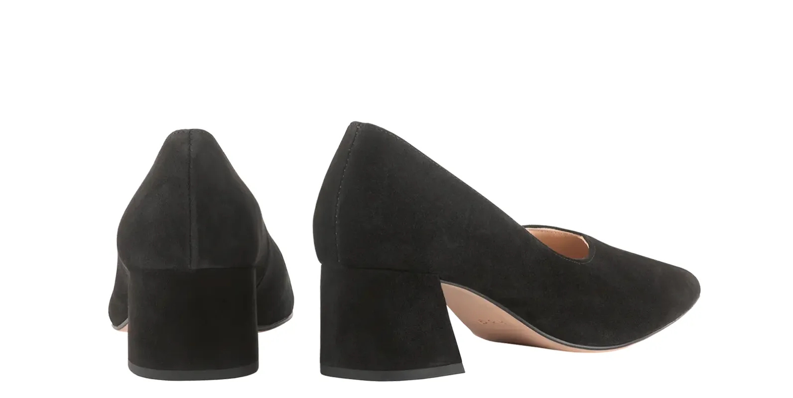 104502 Kim Black Suede Pump