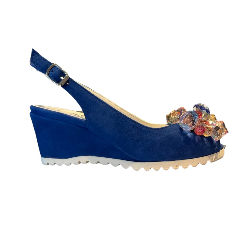 11025 Cobalt Jeweled Wedge