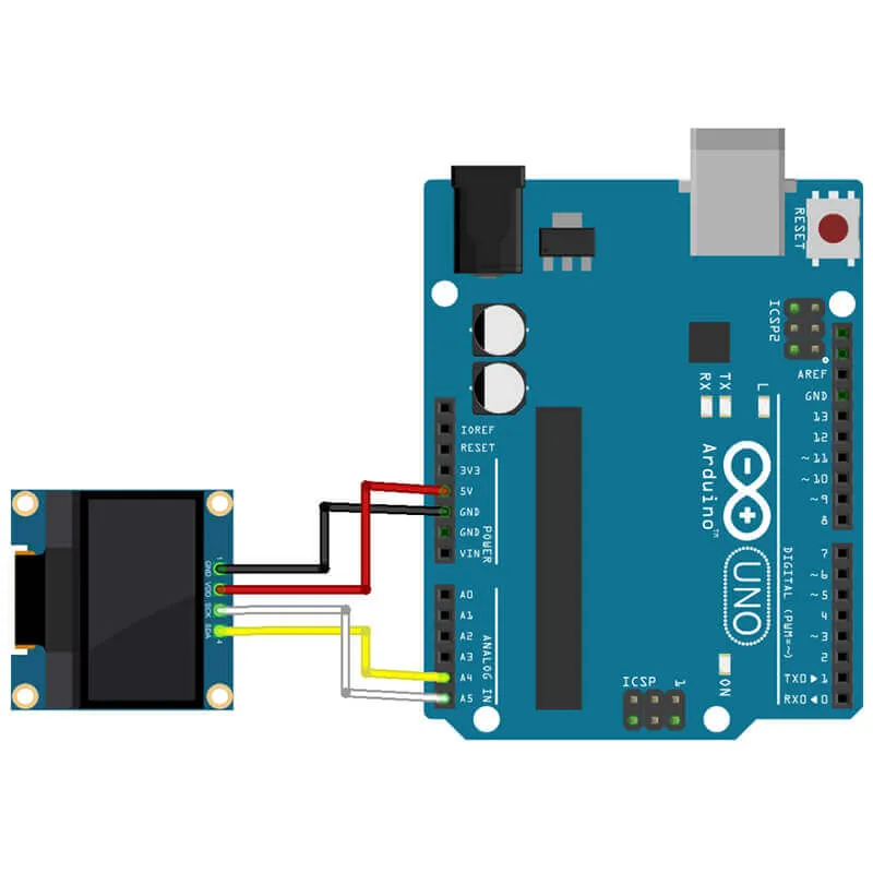 1.3 Inch I2C/IIC OLED Display Module 4pin