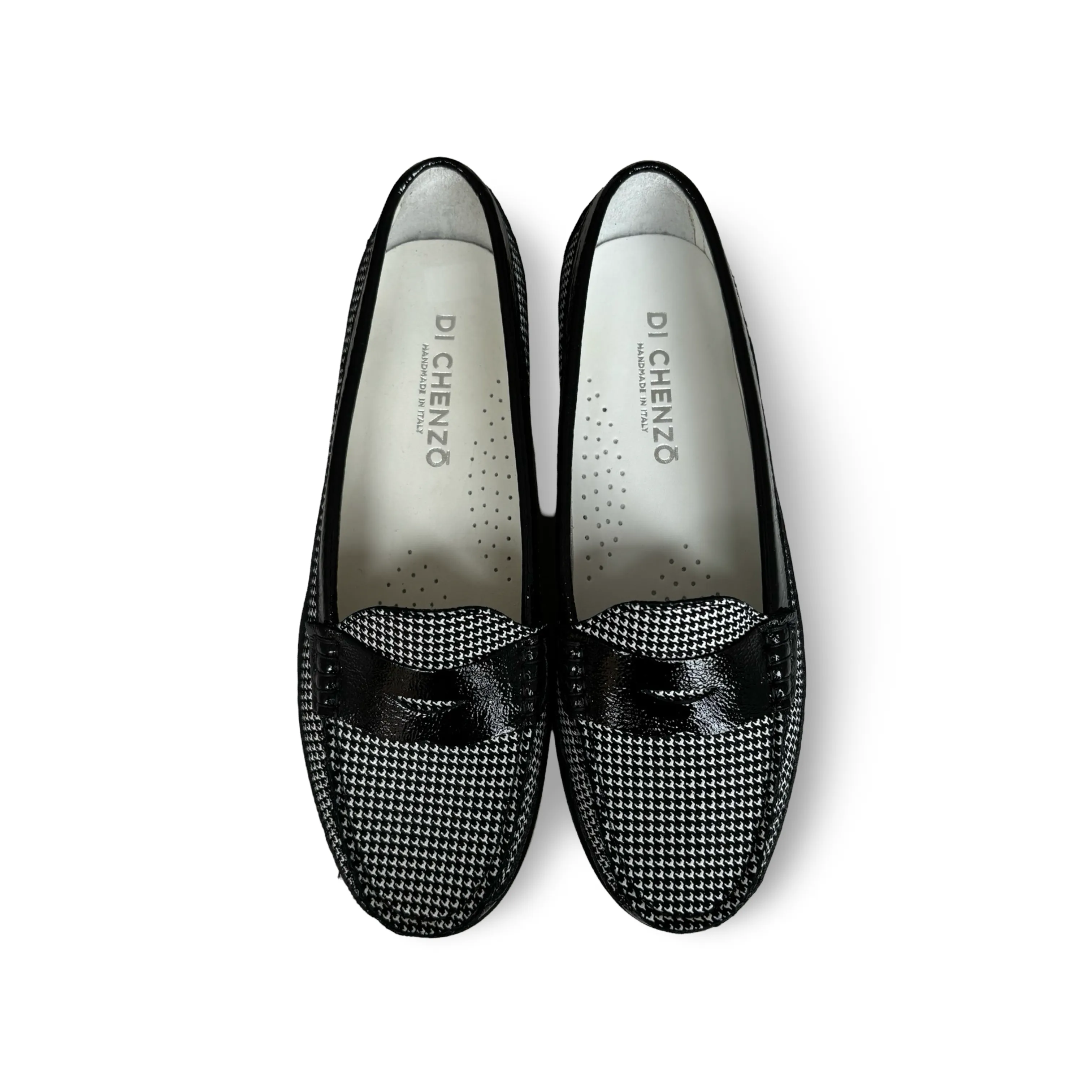 1451 Black/White Houndstooth Loafer