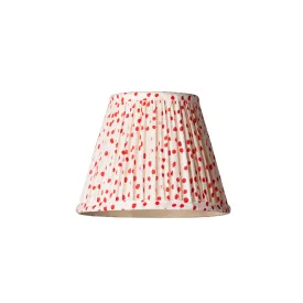 18cm pendant shade in orange dotty