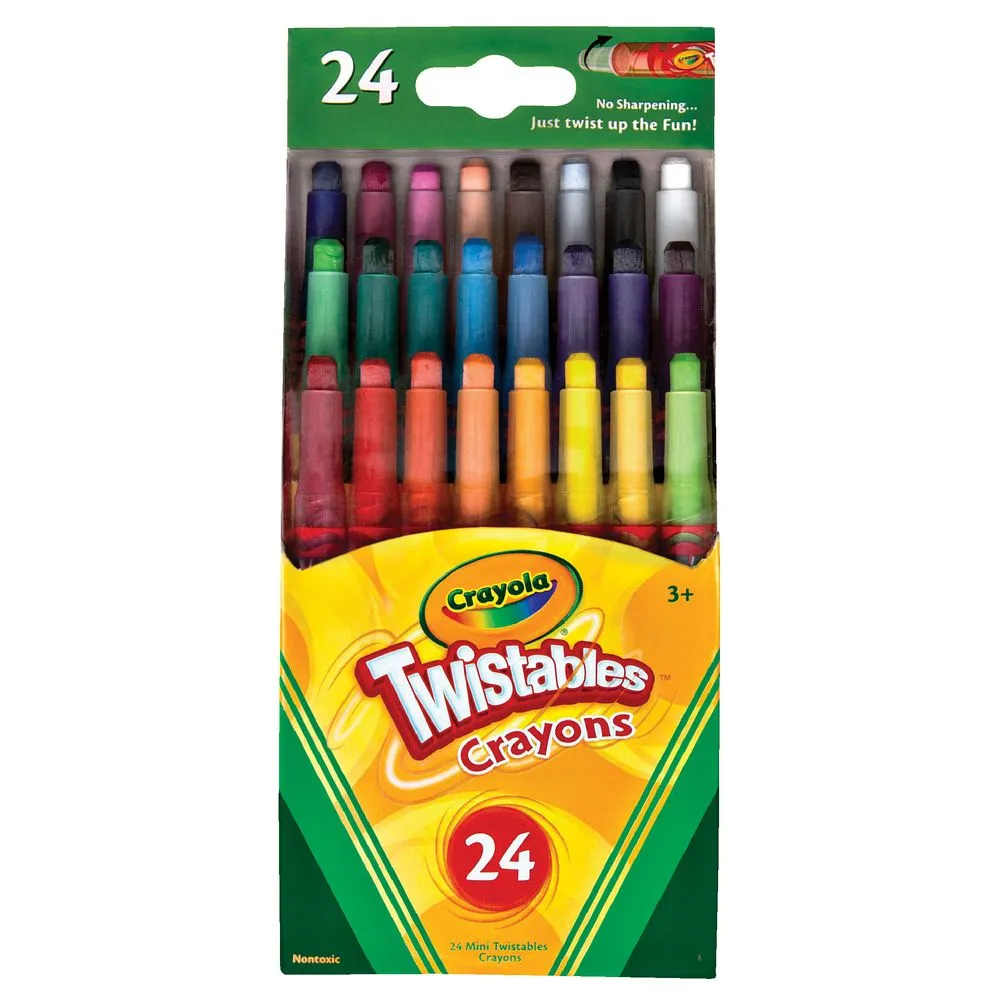 24 MINI TWISTABLE CRAYONS