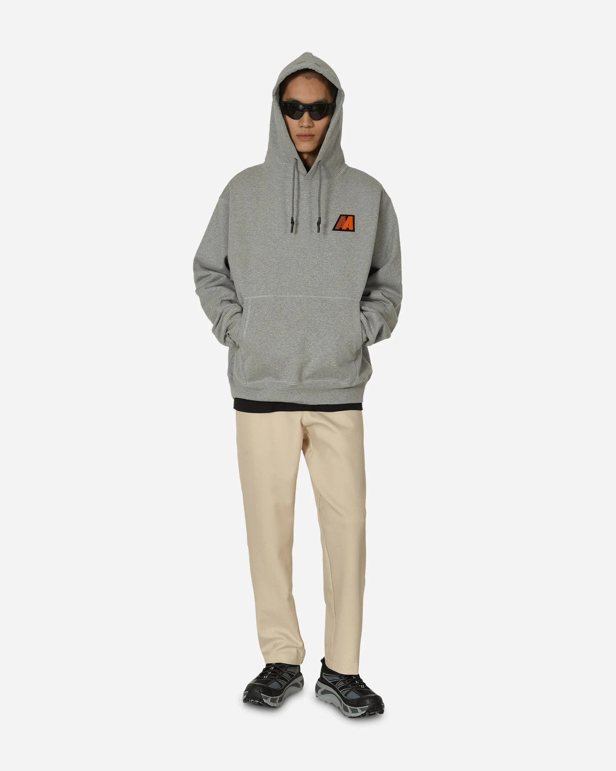 AA Logo Hoodie Light Grey