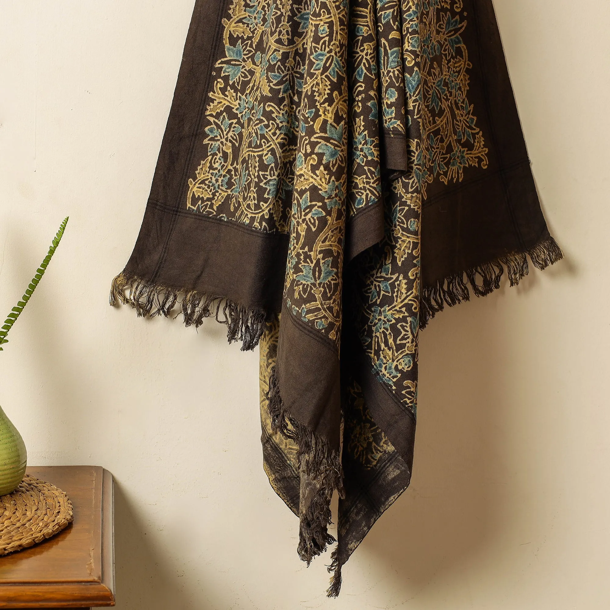 Ajrakh Block Printed Handloom Cotton Towel