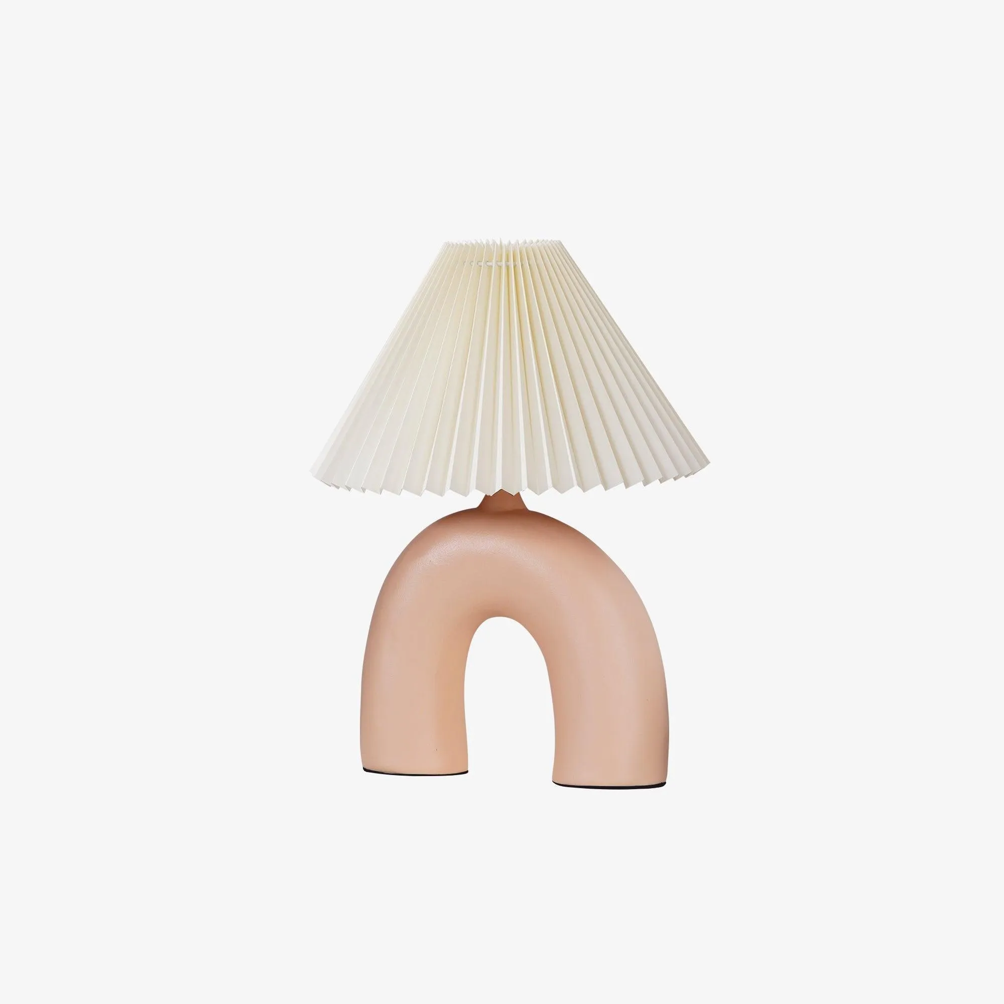 Arched Pleated Table Lamp