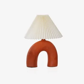 Arched Pleated Table Lamp