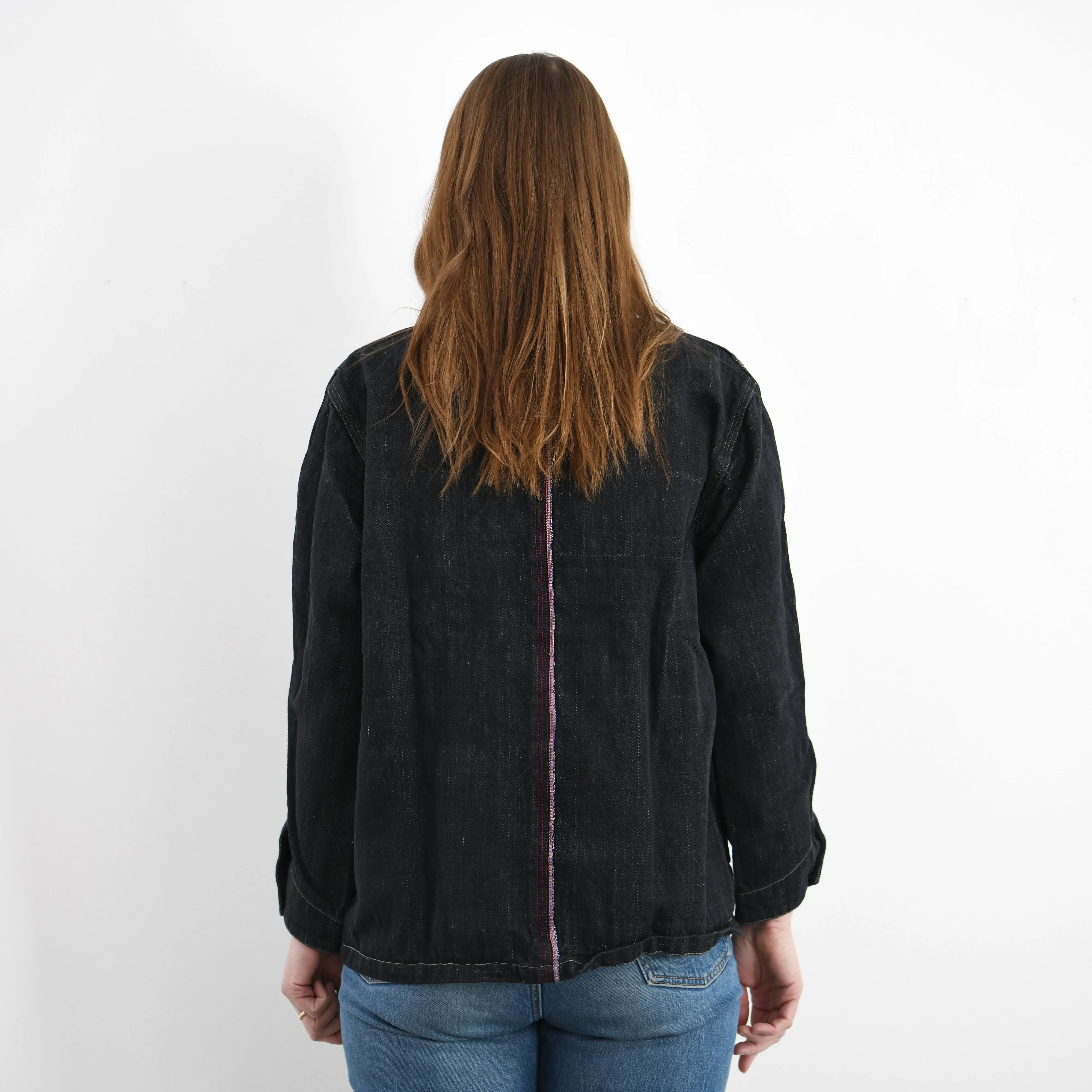 Auntie Oti Black Denim Jacket