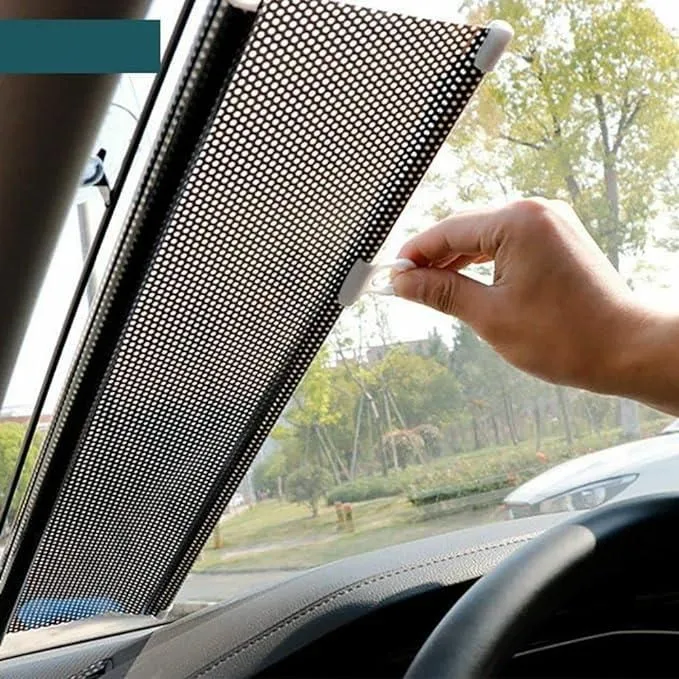 Automatic Car Curtain Sun Shade for UV Protection | Easy Install Auto Sunshade