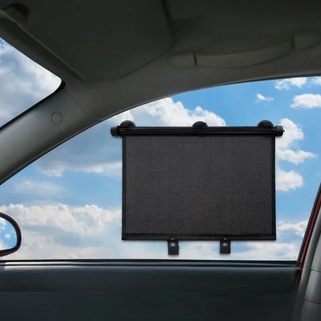 Automatic Car Curtain Sun Shade for UV Protection | Easy Install Auto Sunshade