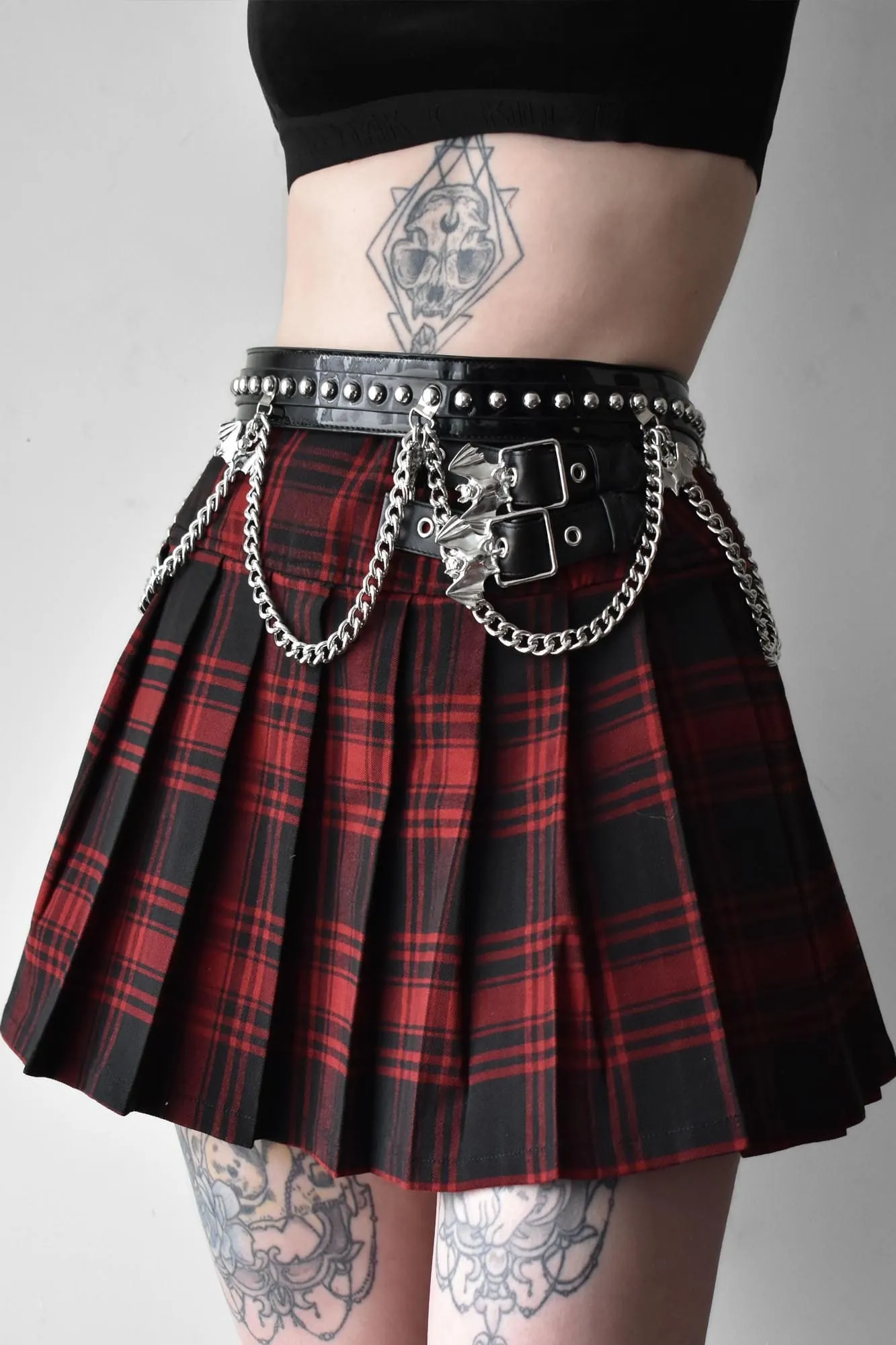 Bat Girl Skirt [TARTAN] - Resurrect