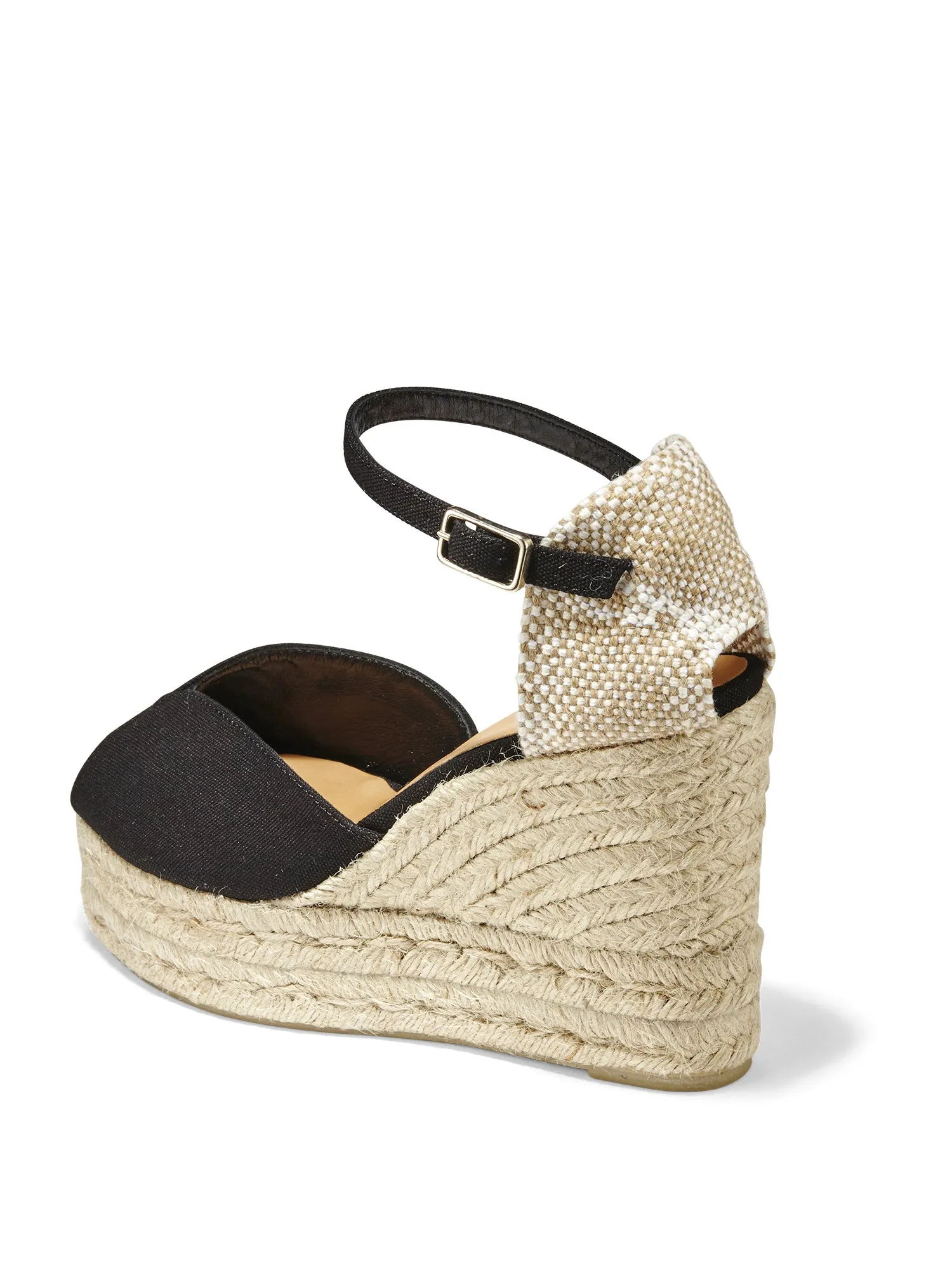 Bianca Canvas Wedge Espadrille Sandal