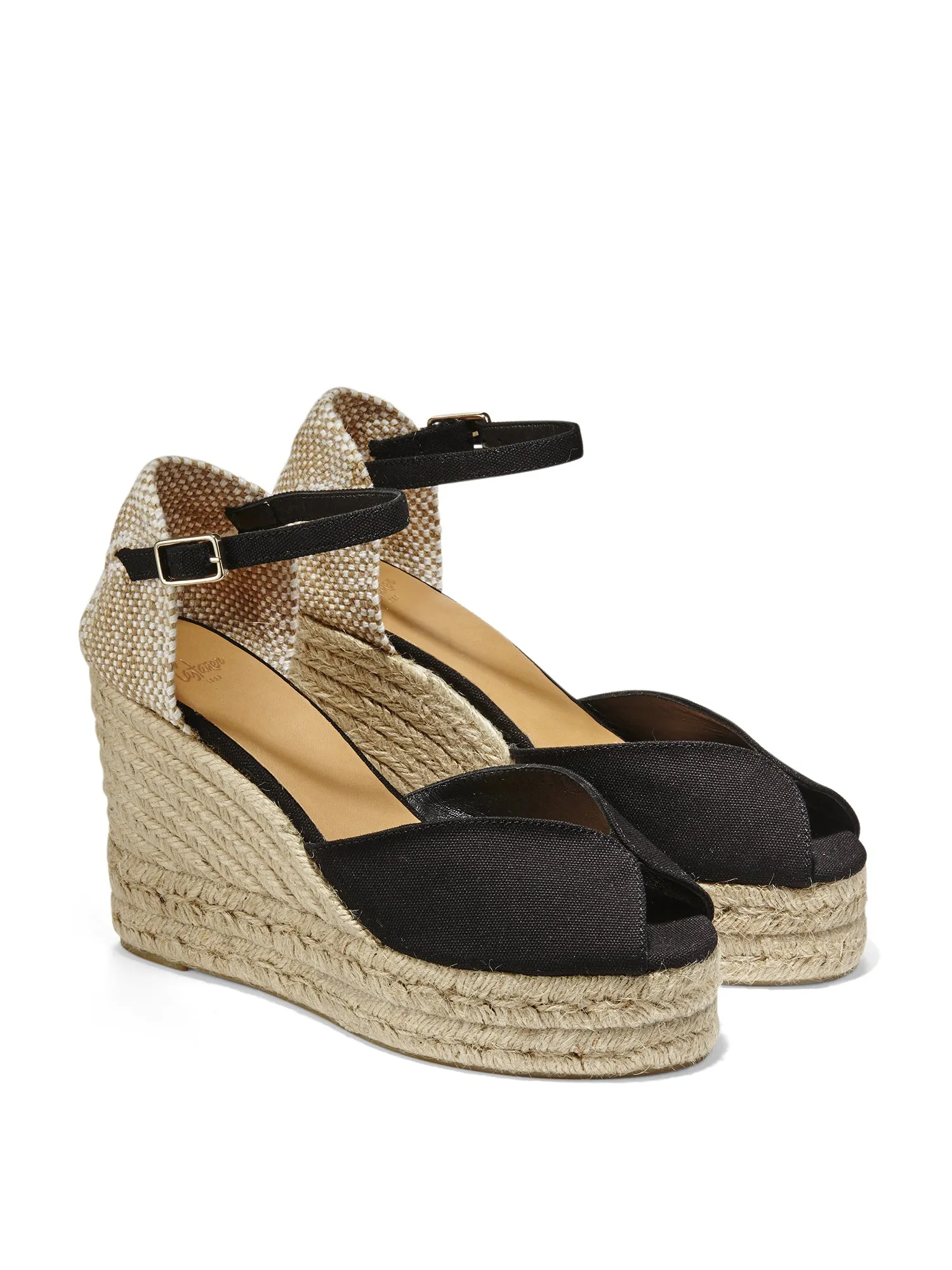 Bianca Canvas Wedge Espadrille Sandal