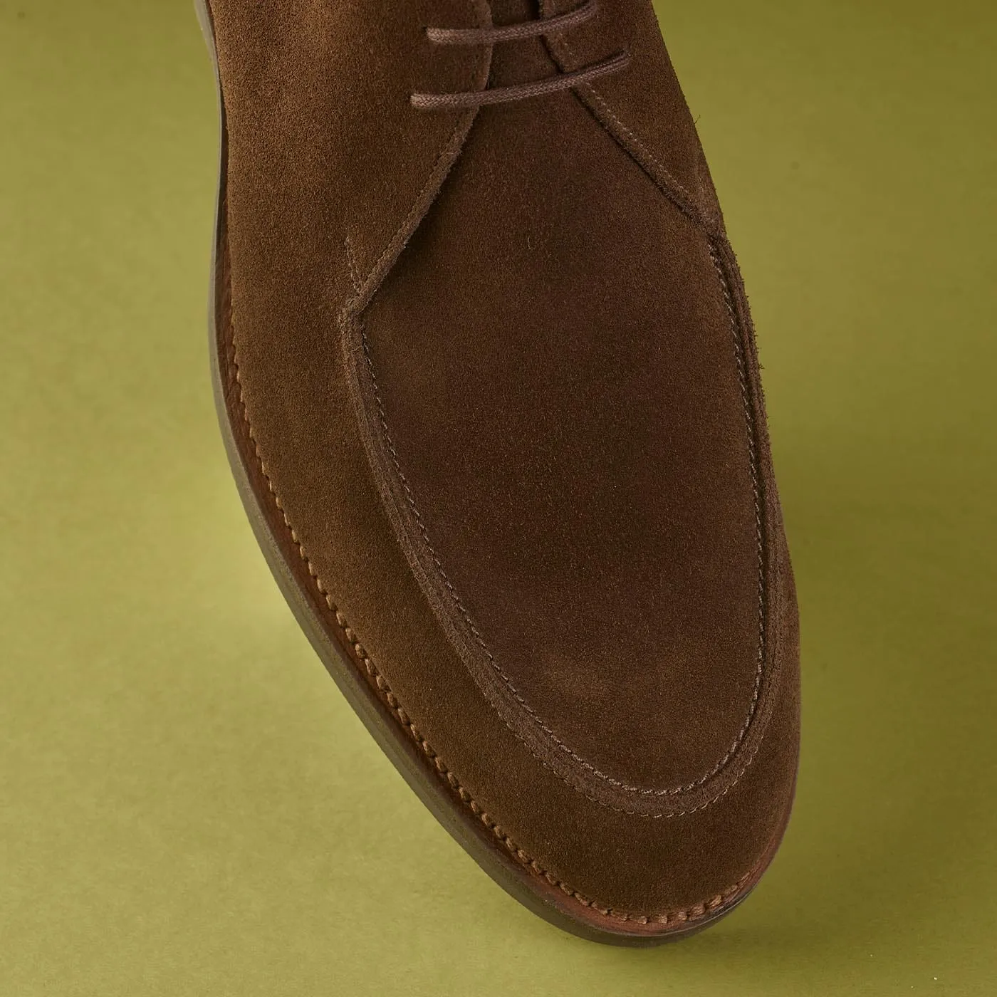 Bibury Dark Brown Suede