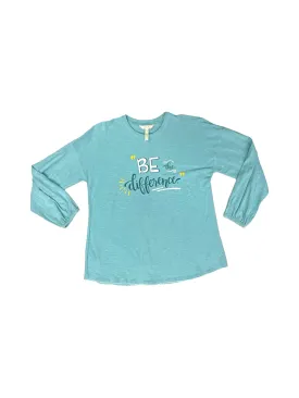 Blue Top Long Sleeve Matilda Jane, Size M