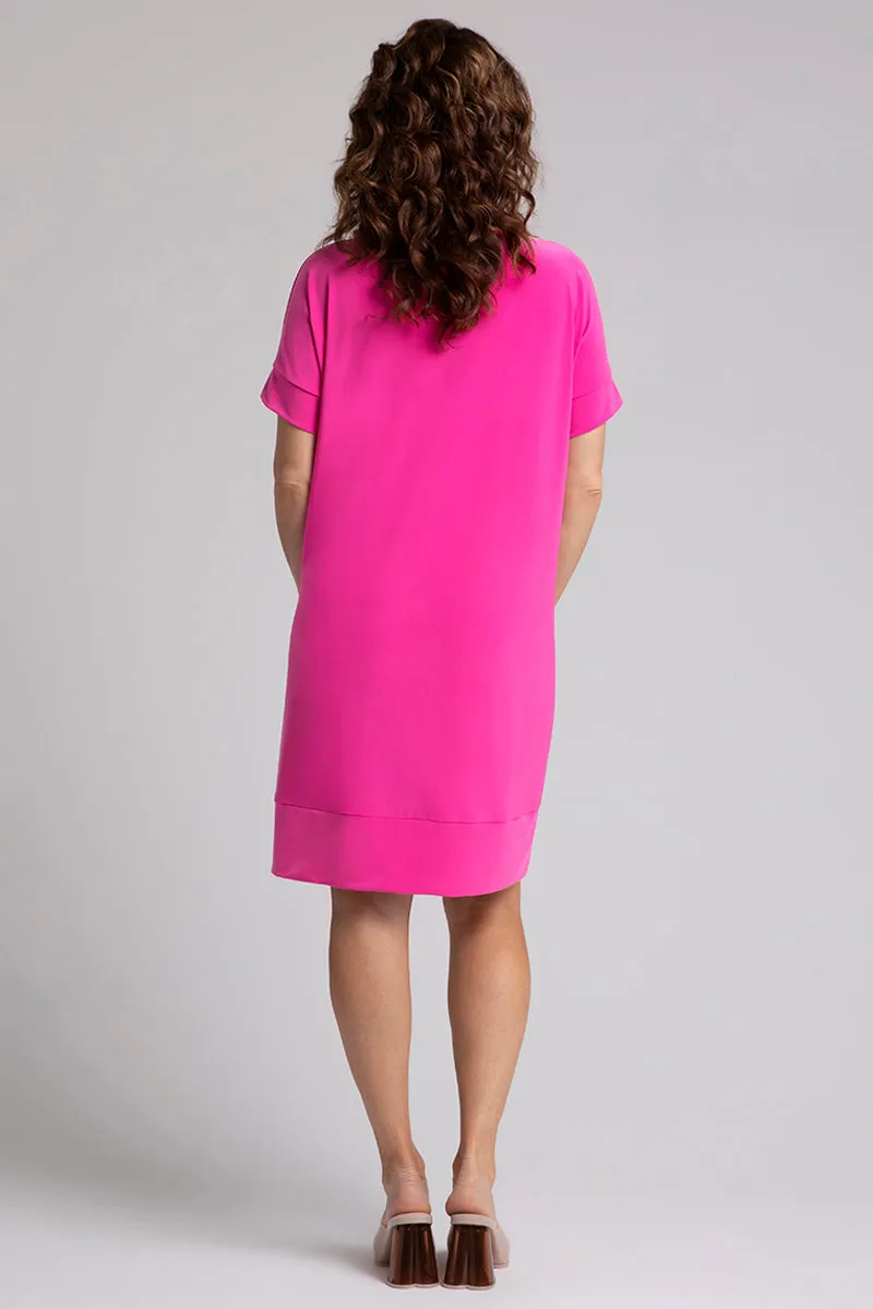 Boat Neck Dress | Peony