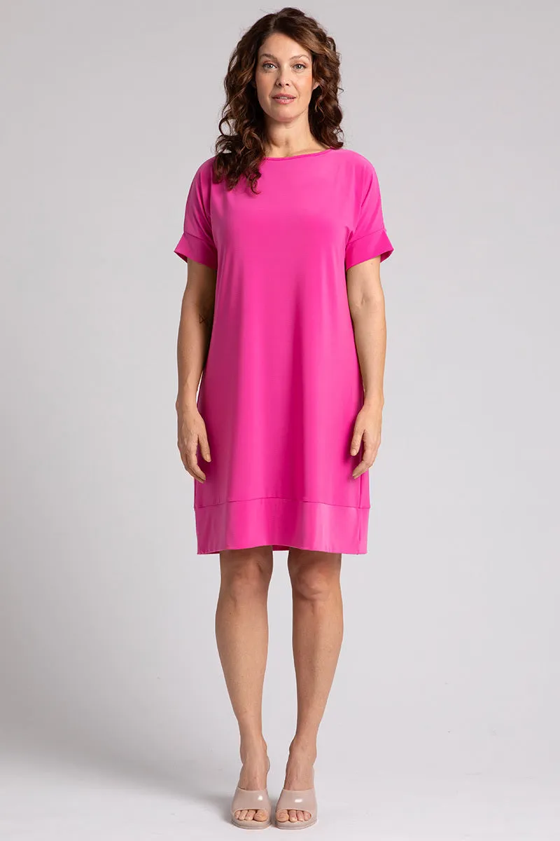 Boat Neck Dress | Peony