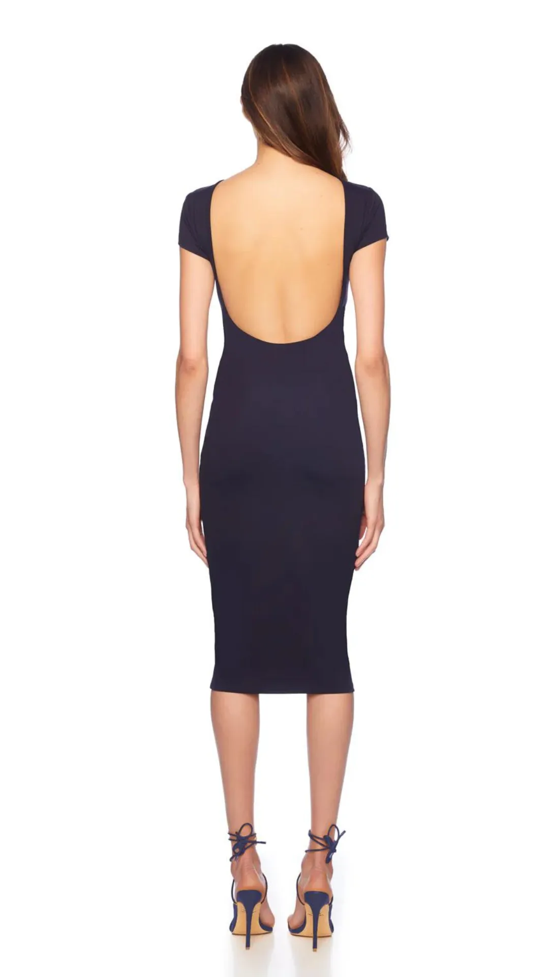 Boat Neck Midi - Midnight