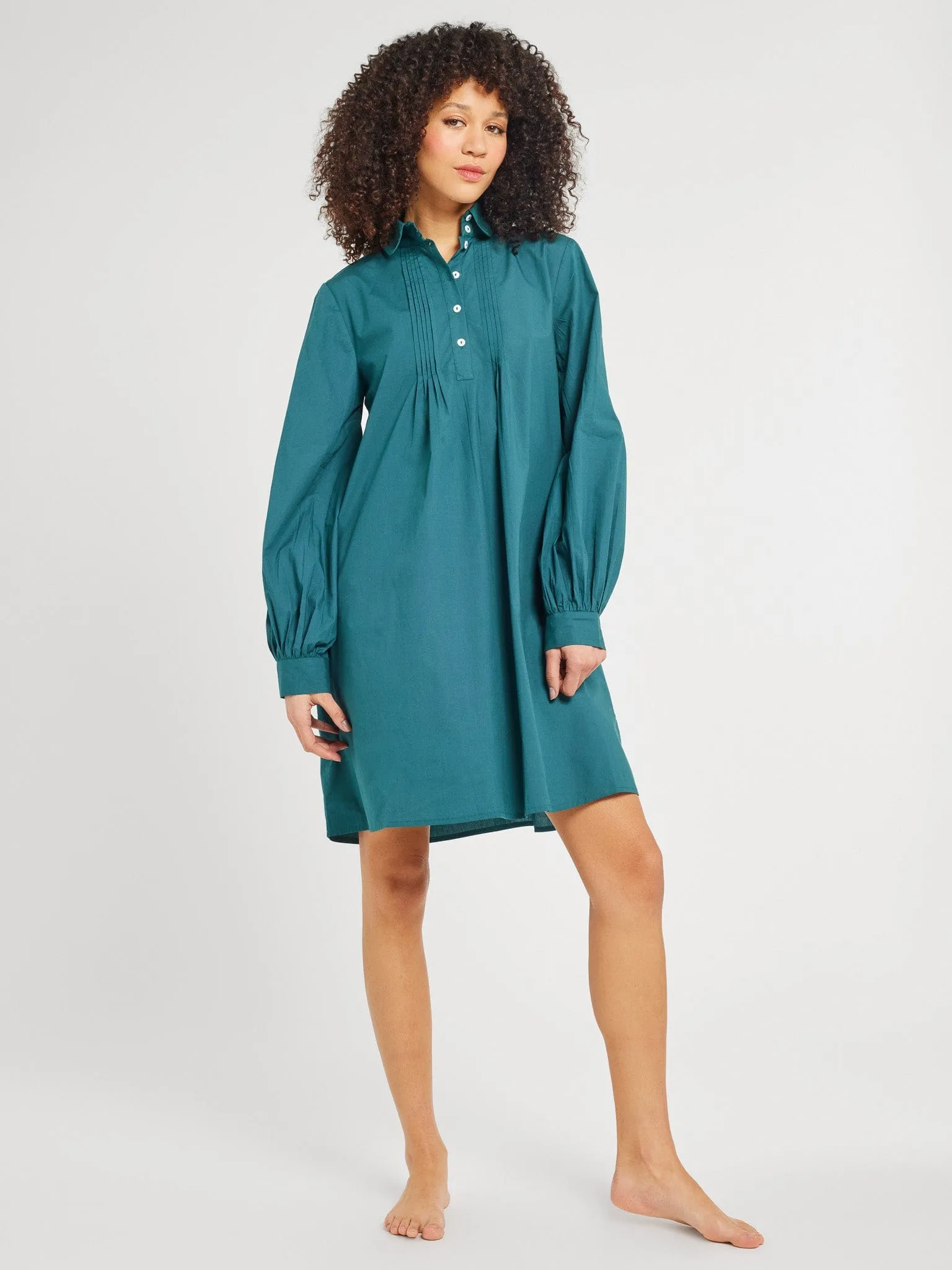 Bonnie Dress in Emerald