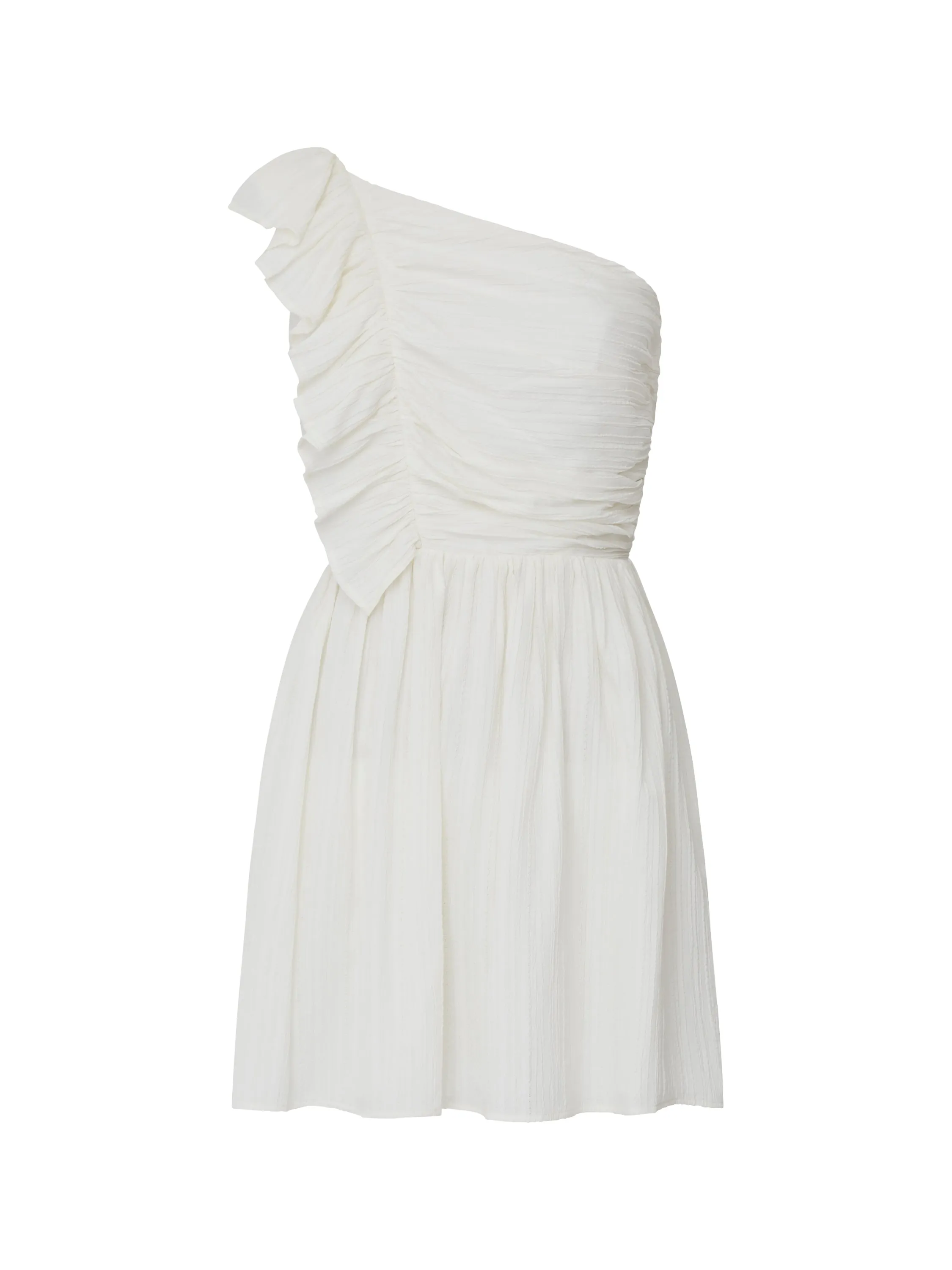 Bonny Pleated Ruffle Dress