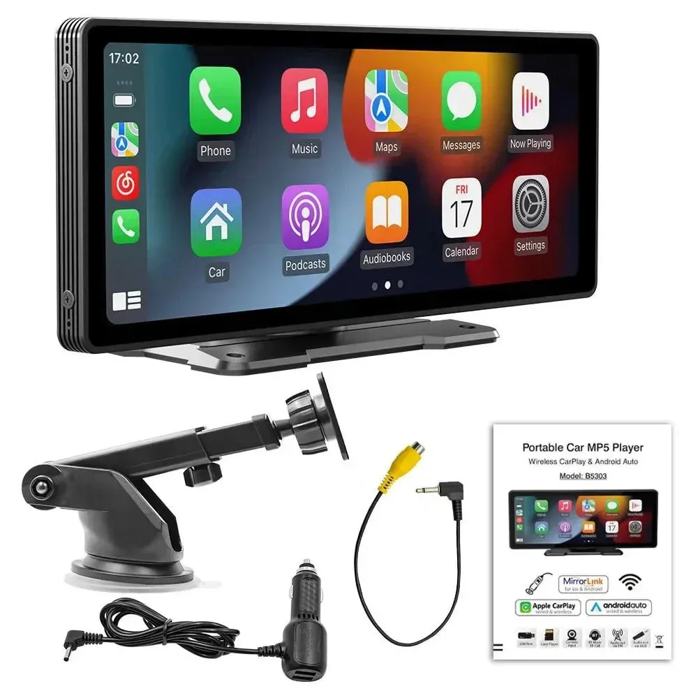 Car Monitor Wireless Carplay / HD Screen Camera  Video Player