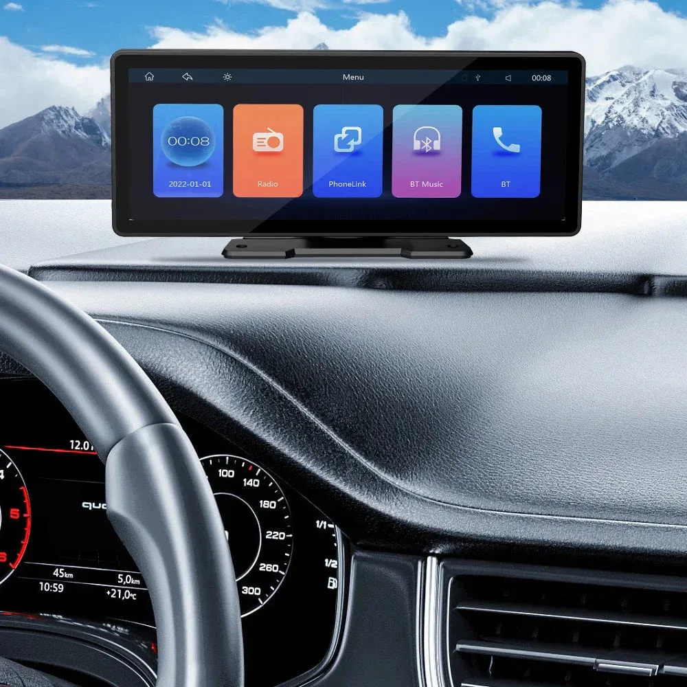 Car Monitor Wireless Carplay / HD Screen Camera  Video Player