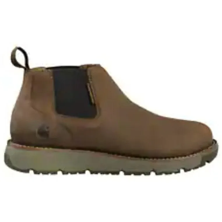 Carhartt Men's Millbrook 4" Soft Toe WP Wedge Work Boot- Brown- FM4000-M