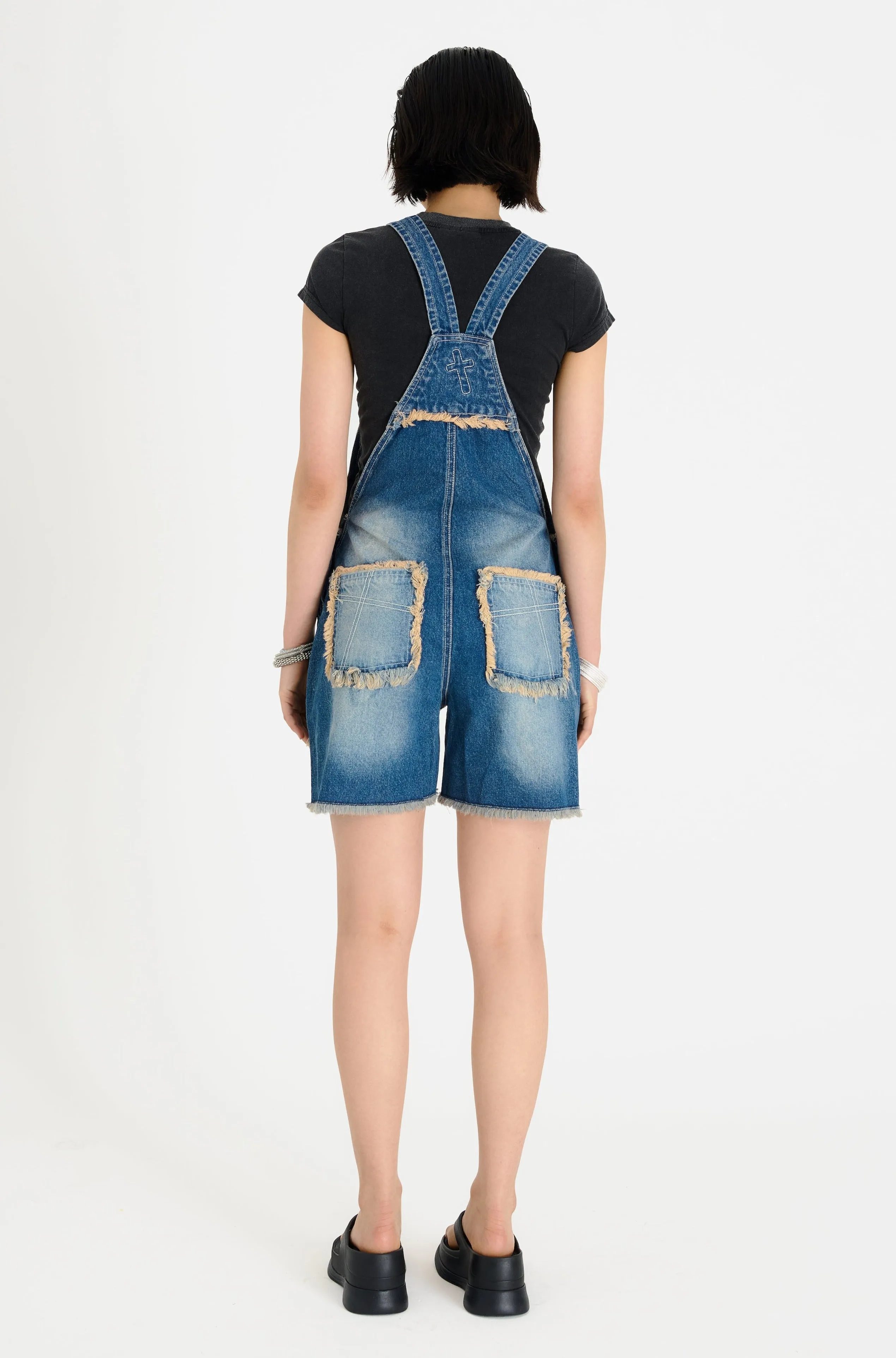 Chroma Dirty Wash Dungaree Short