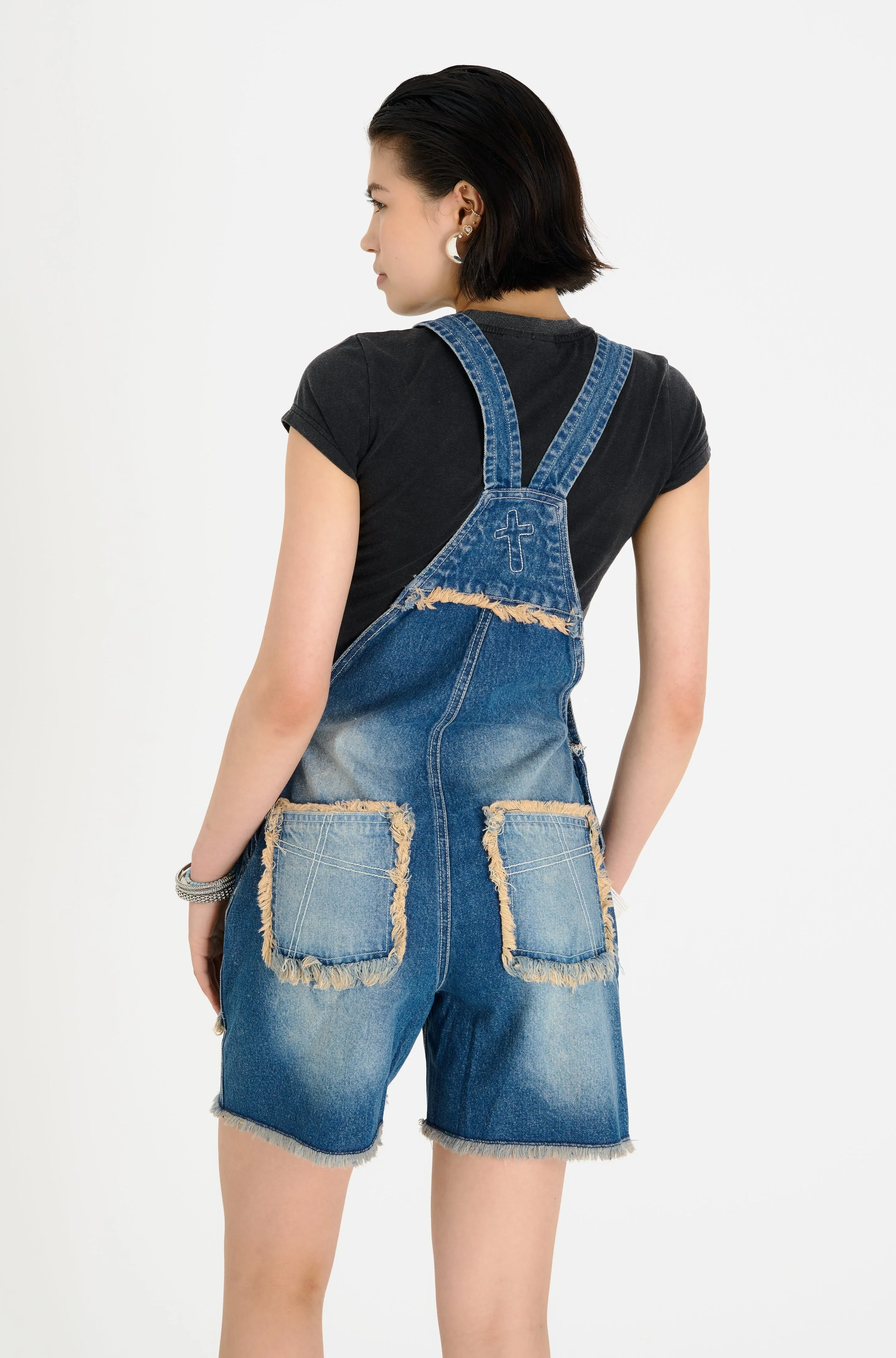 Chroma Dirty Wash Dungaree Short