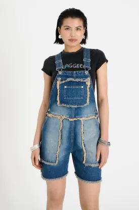 Chroma Dirty Wash Dungaree Short