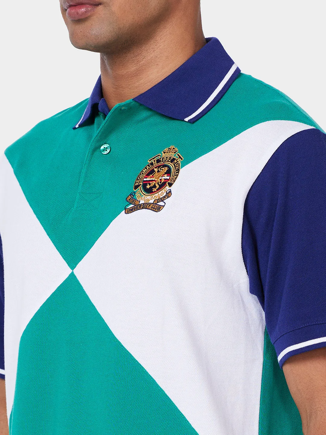 Colour Block Polo