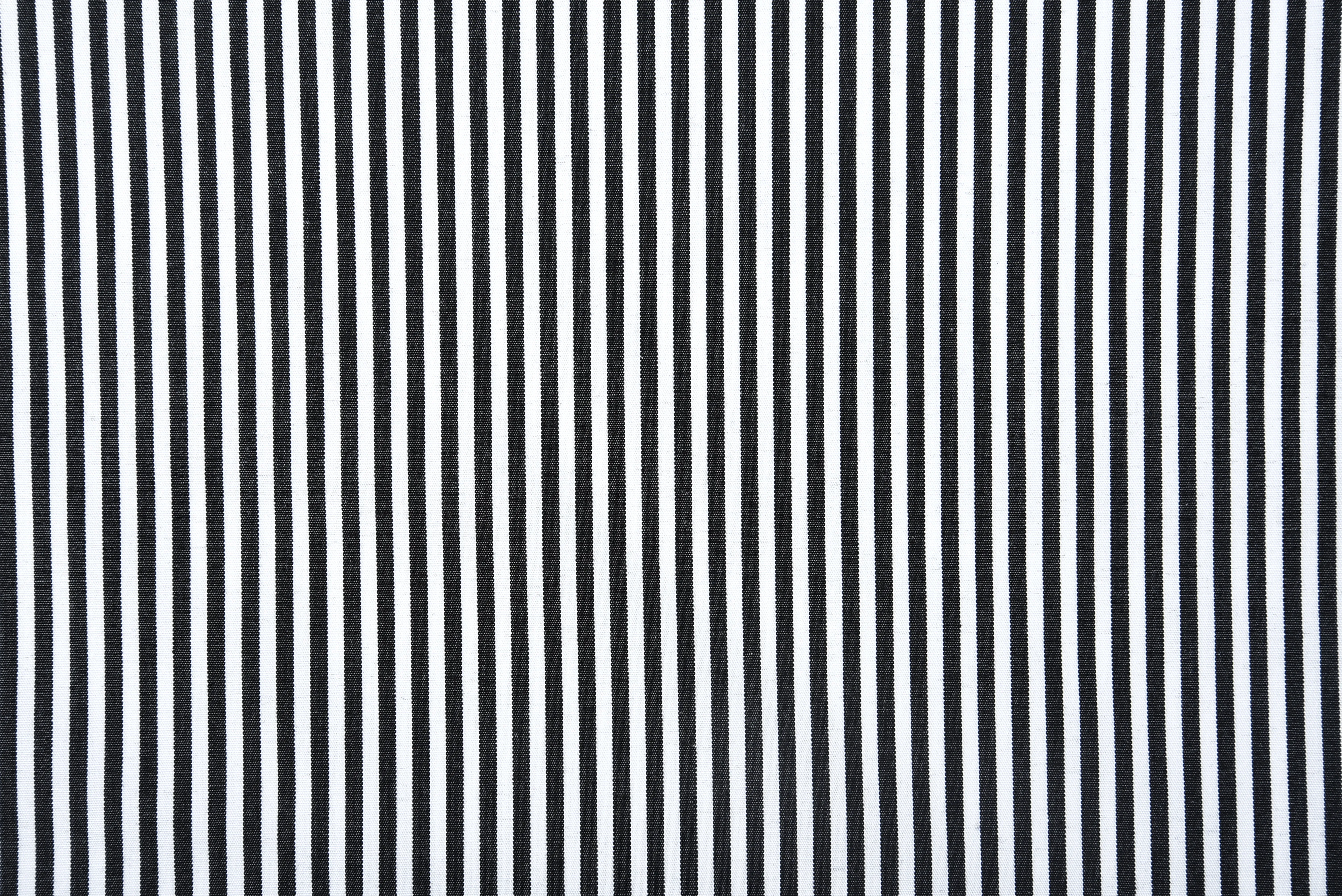 Dark Black Pencil Stripes On White