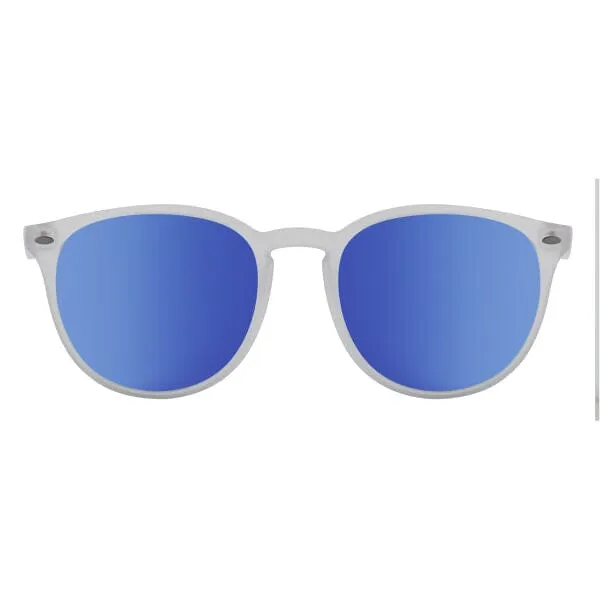 DD Racoon - Satin Crystal/Grey,Ice Blue Mirror Polarised