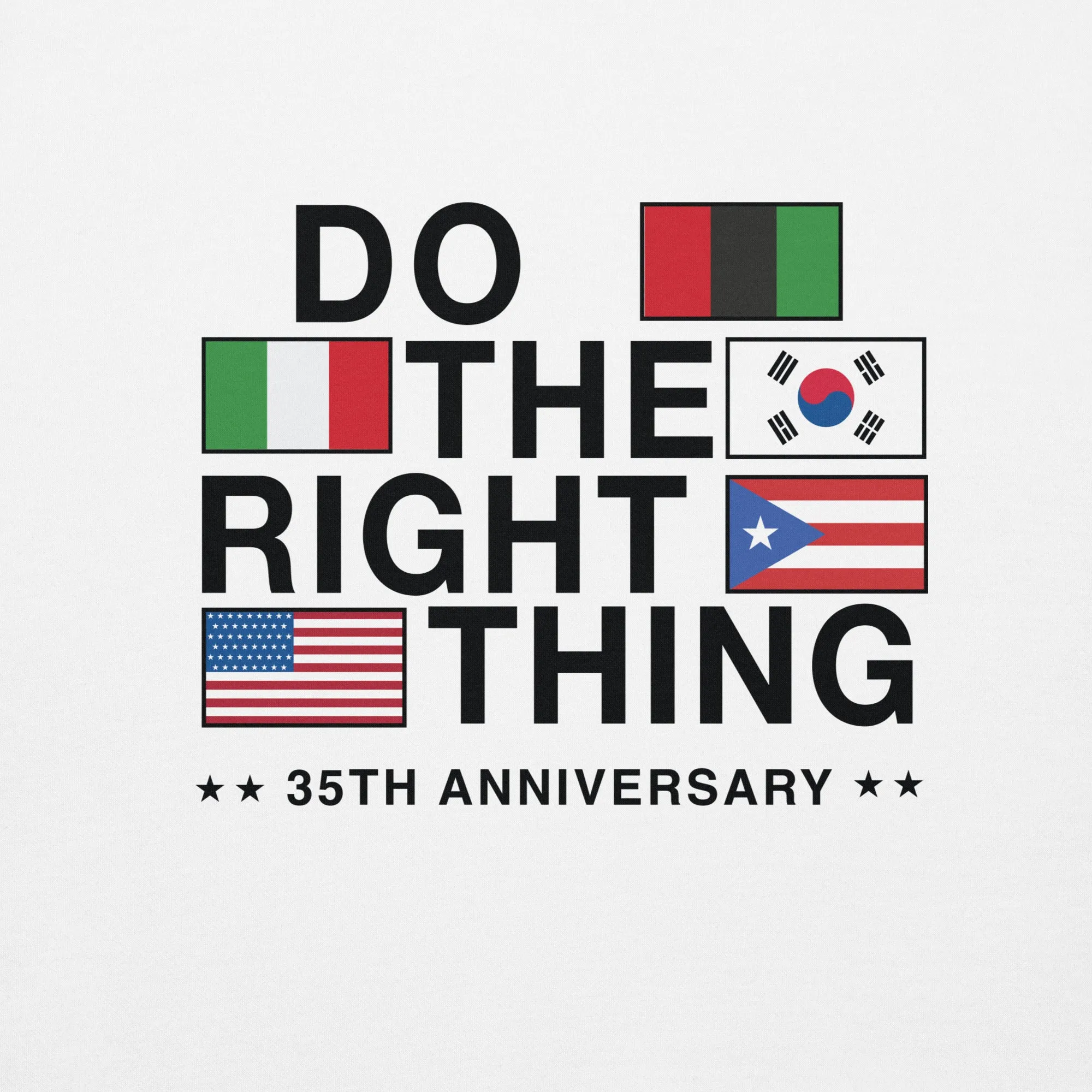 Do The Right Thing Crewneck (White)