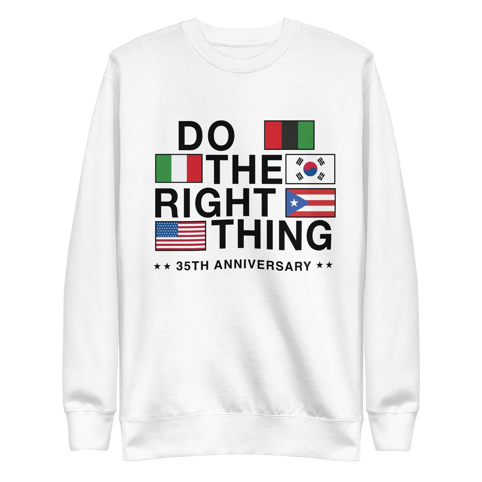 Do The Right Thing Crewneck (White)