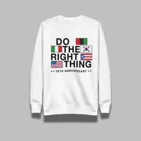 Do The Right Thing Crewneck (White)