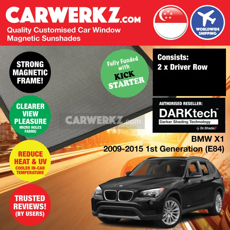 Dr Shadez DARKtech BMW X1 2009-2015 1st Generation (E84) Germany SUV Customised Window Magnetic Sunshades