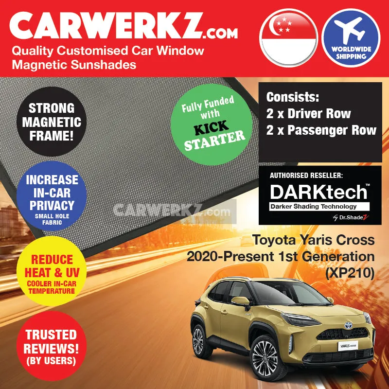 Dr Shadez DARKtech Toyota Yaris Cross 2020-Current 1st Generation (XP210) Japan SUV Customised Car Window Magnetic Sunshades