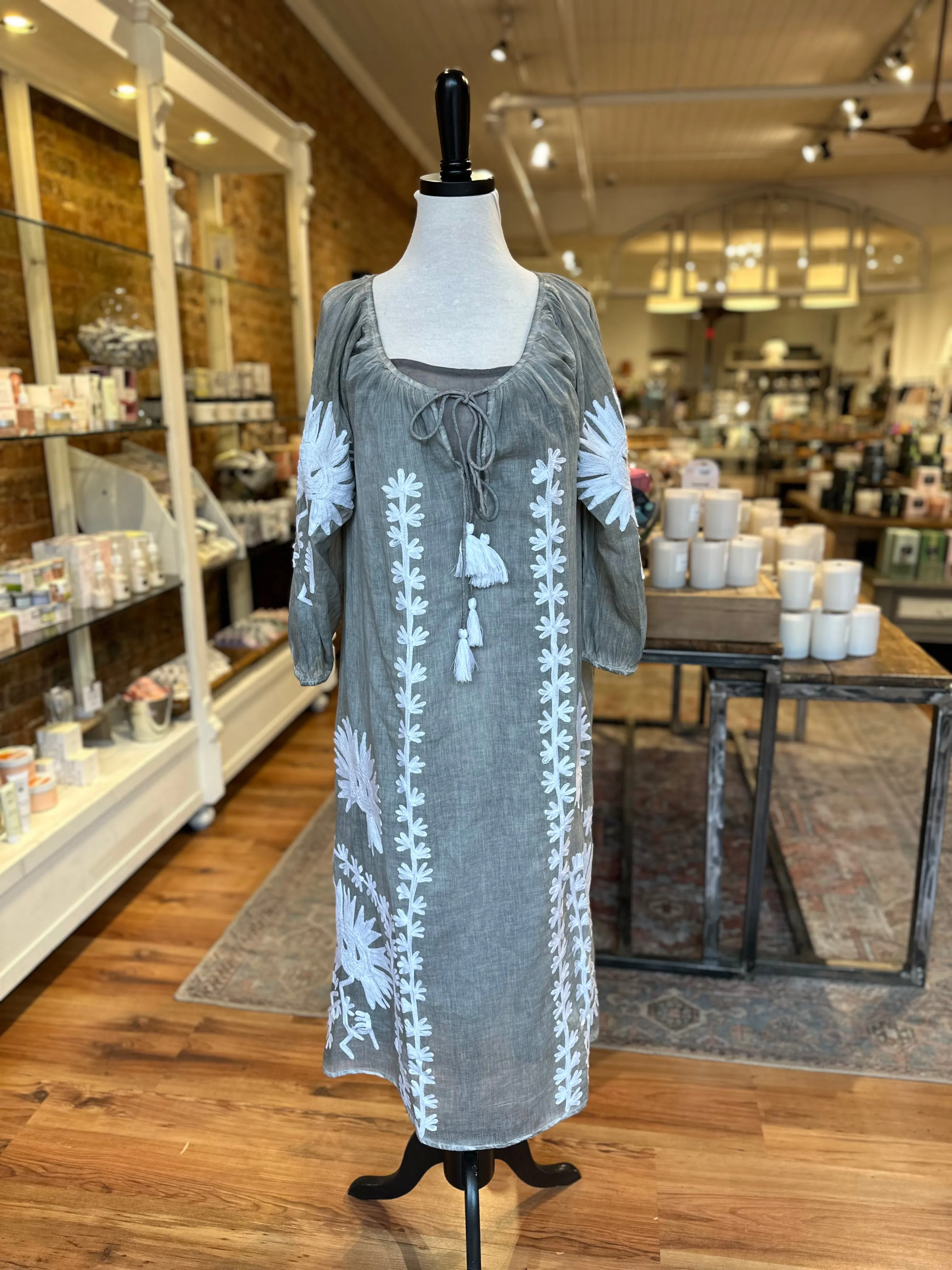 Elana Dress in Grey