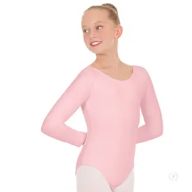 Eurotard Children's Microfiber Long Sleeve Leotard