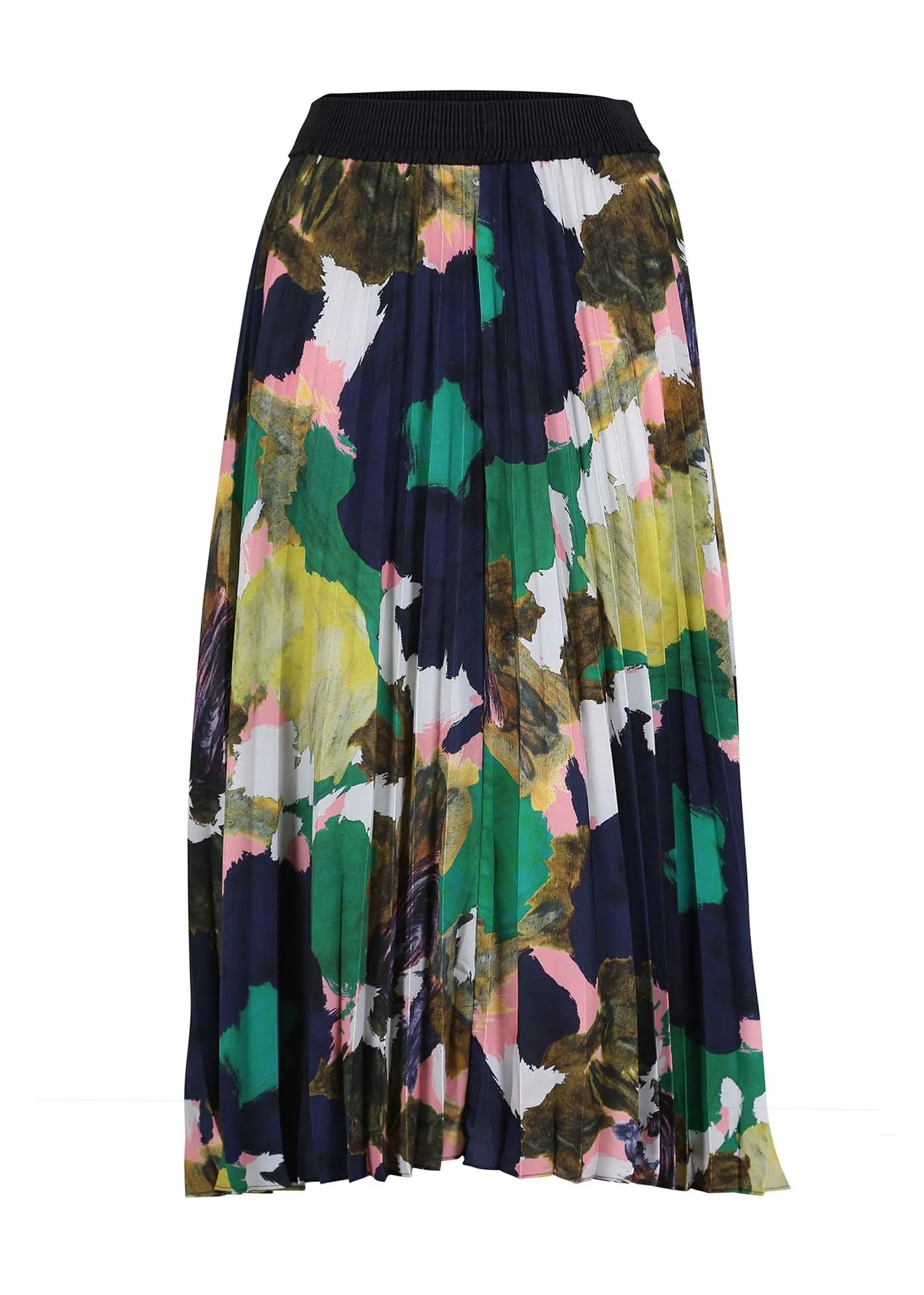 Fiorella Pleated Skirt Forest