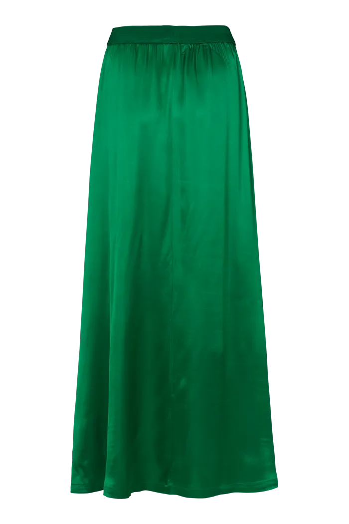 Flora Wide Skirt - Green Jacket