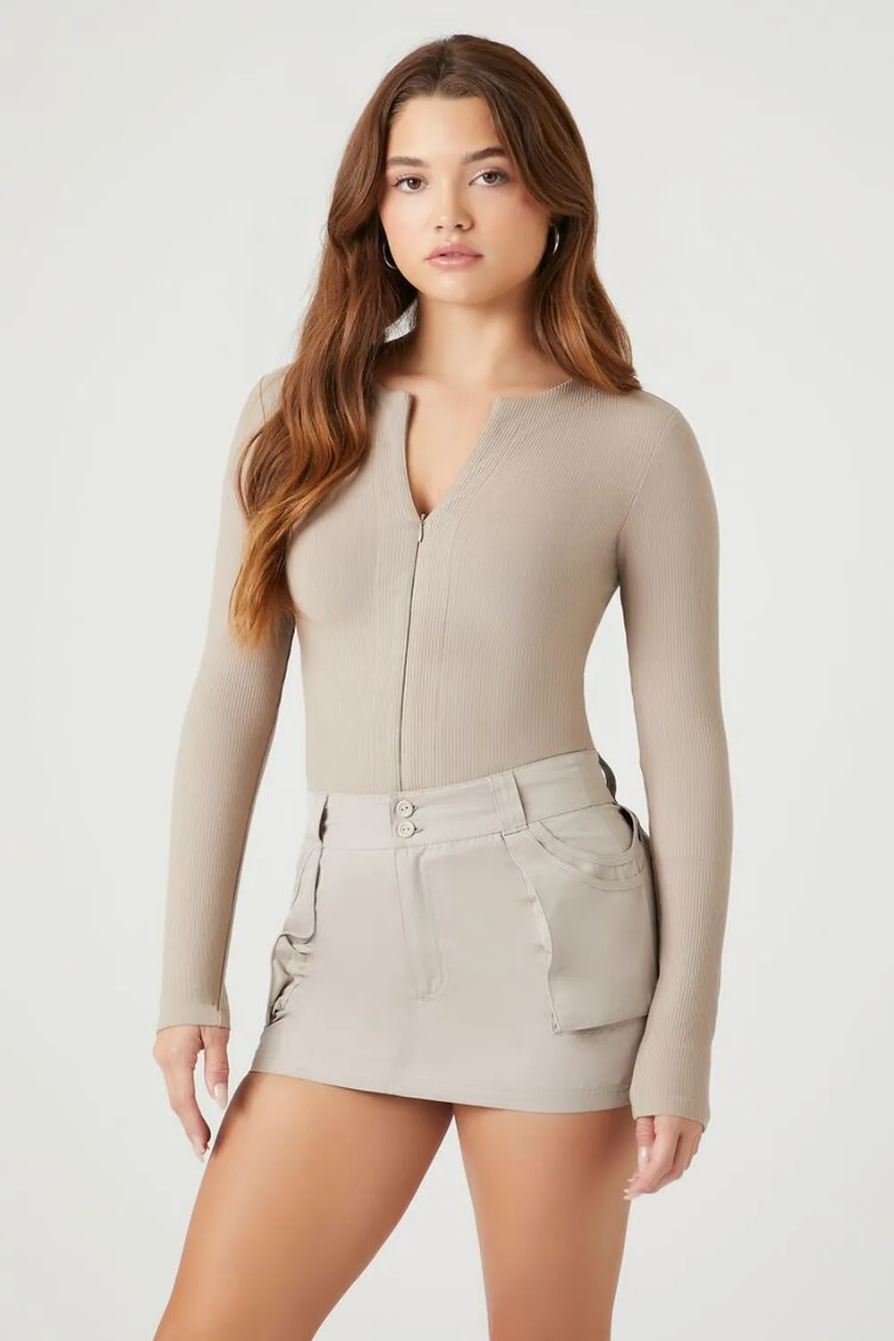 Forever 21 A-line miniskirt with patch pockets