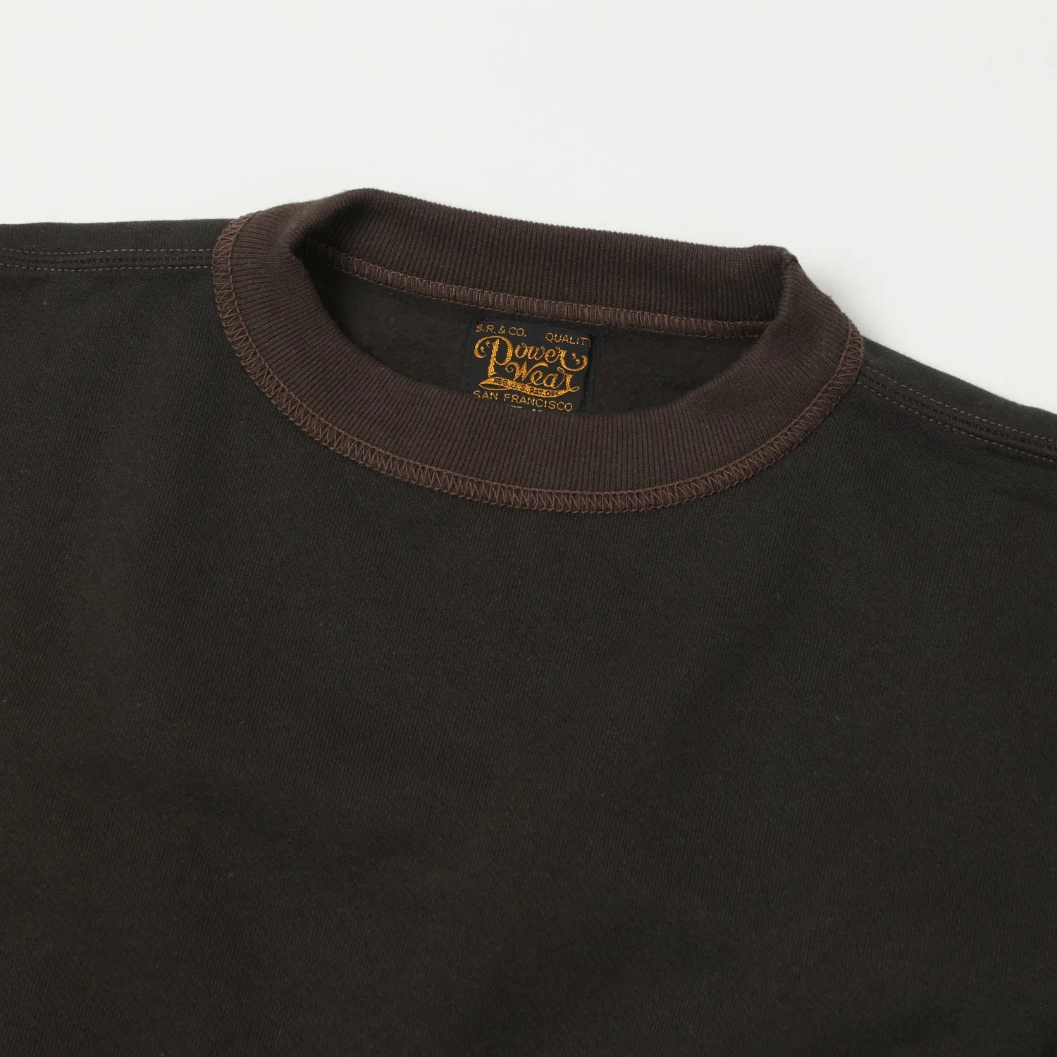 Freewheelers Set-in Sleeve Pocket Sweatshirt - Soot Black/Charcoal Black