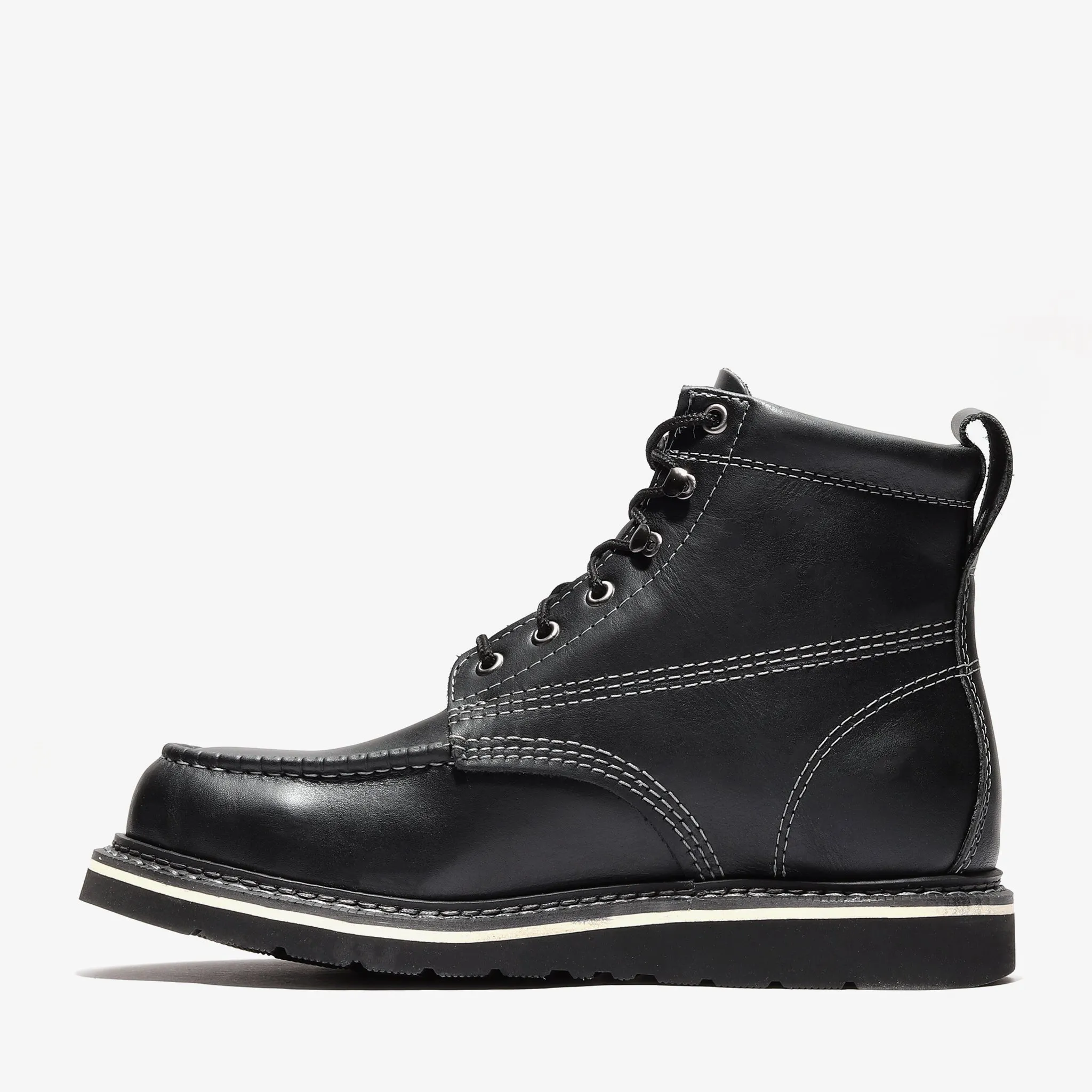 FRONTIER CLASSIC 6" MOC TOE JET BLACK