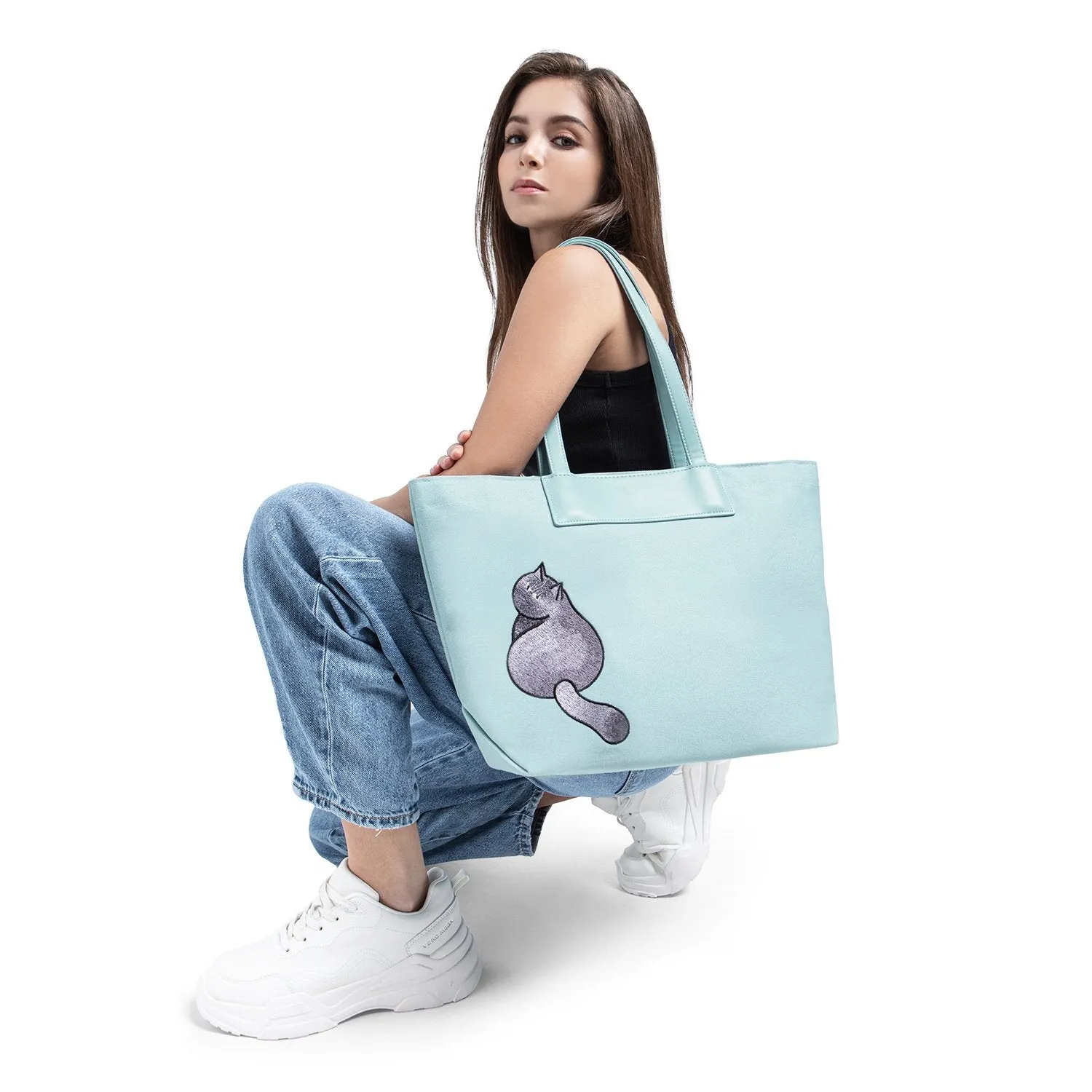 Furry Bag 36 (EB) - Baby Blue