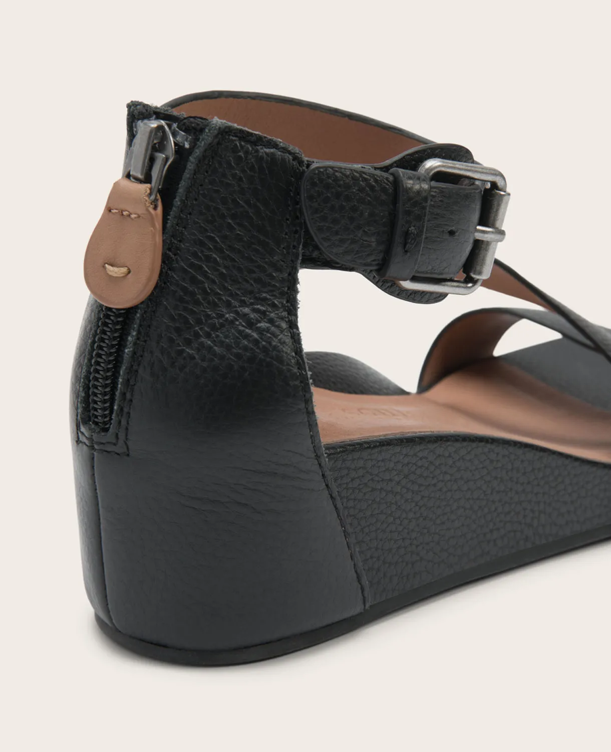 GENTLE SOULS - Gwen Leather Wedge Sandal