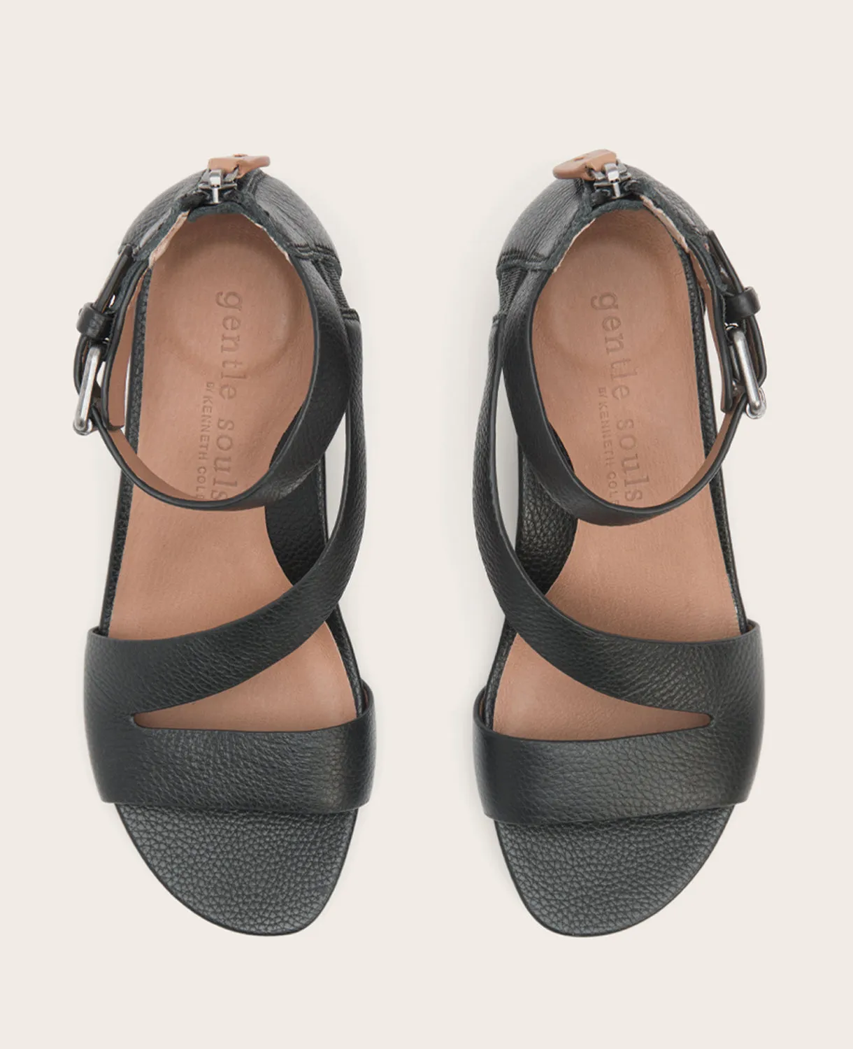 GENTLE SOULS - Gwen Leather Wedge Sandal