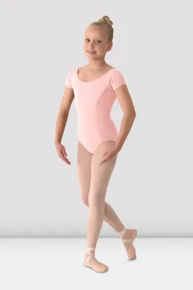 Girls Mirella Classic Short Sleeve Leotard