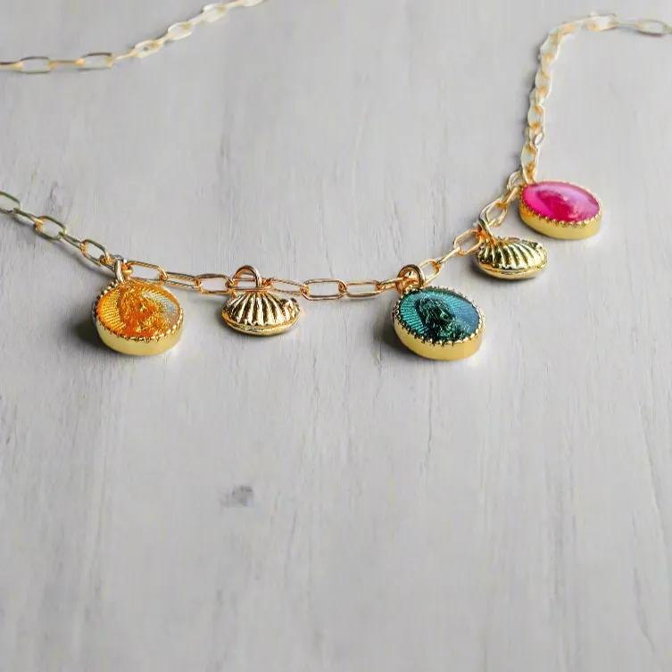 Guadalupe Charm Necklace