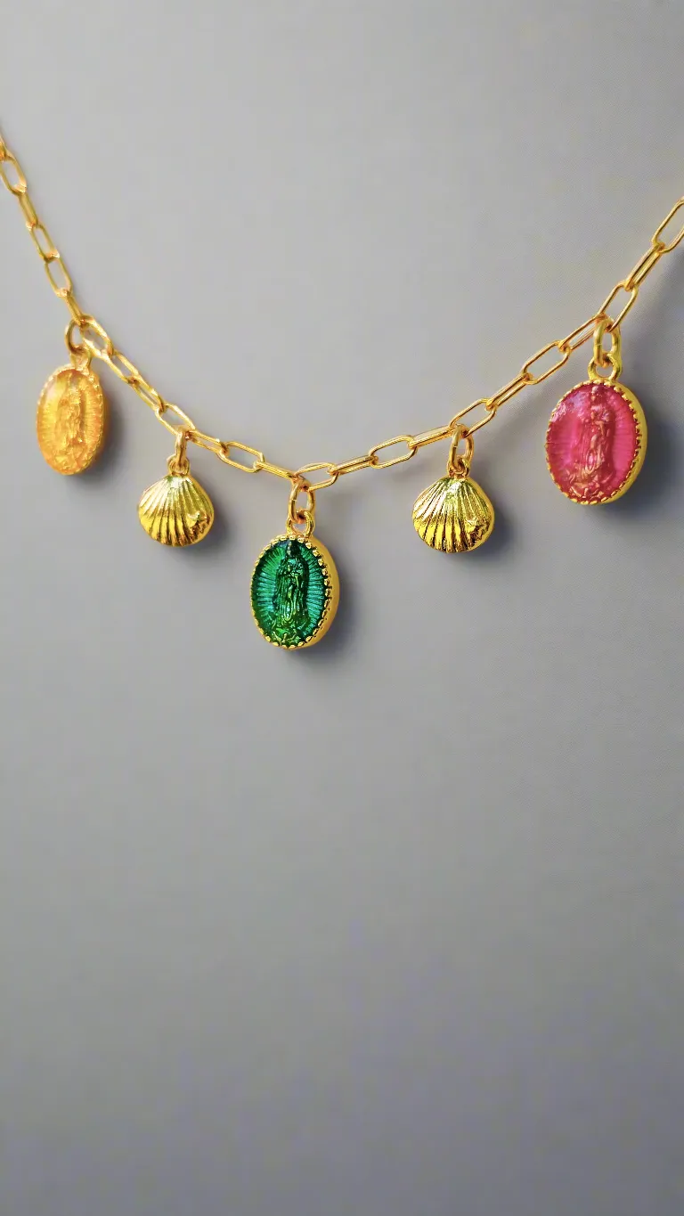 Guadalupe Charm Necklace